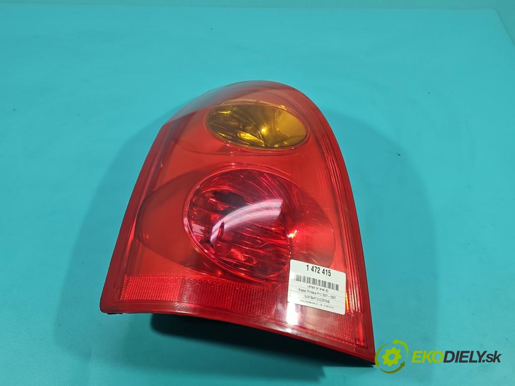 Nissan Primera P12 2001-2007 1.8 16V 116 HP manual 85 kW 1769 cm3 5- svetlo / reflektor zadné ľavé  (Kľučka dverí ostatné)