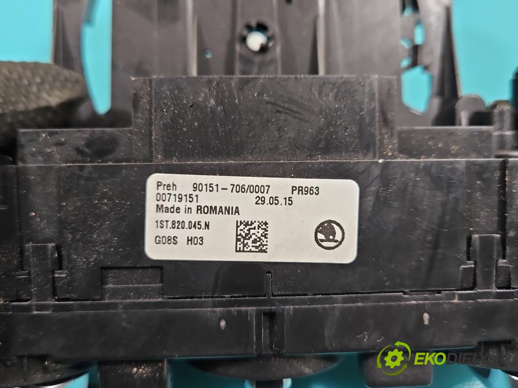 Skoda Citigo 2011-2019 1.0 MPI 75 HP manual 55 kW 999 cm3 3- panel kúrenia 1ST820045N