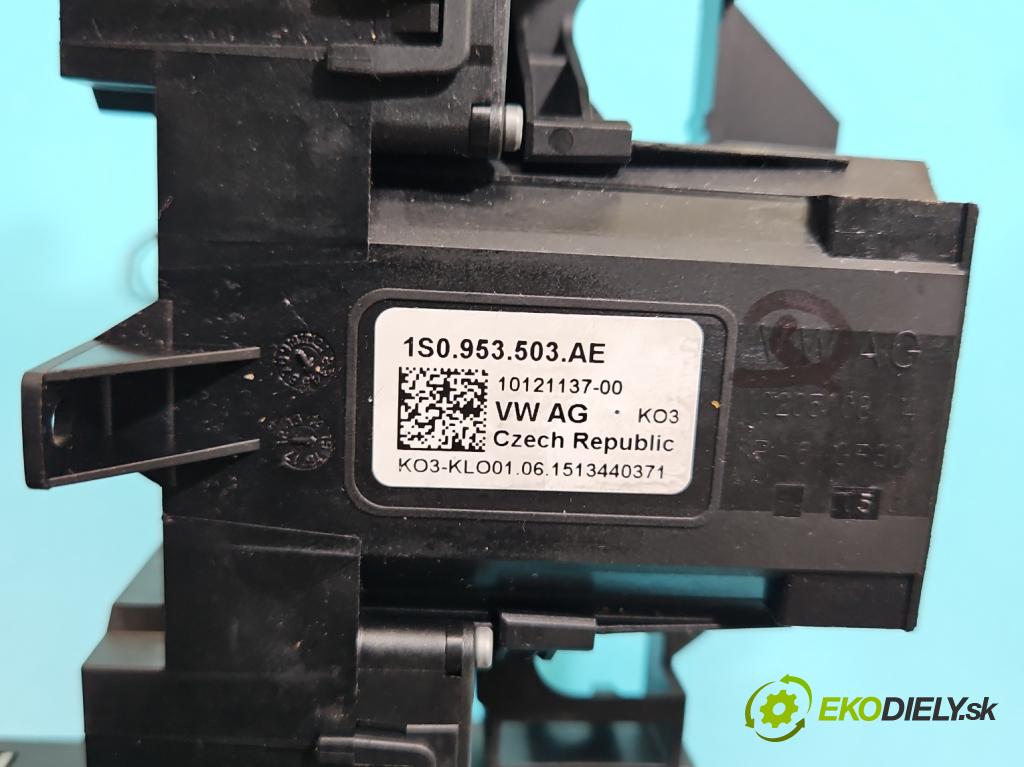Skoda Citigo 2011-2019 1.0 MPI 75 HP manual 55 kW 999 cm3 3- prepínač komplex: 1S0953503AE (Prepínacie páčky pod volantom)