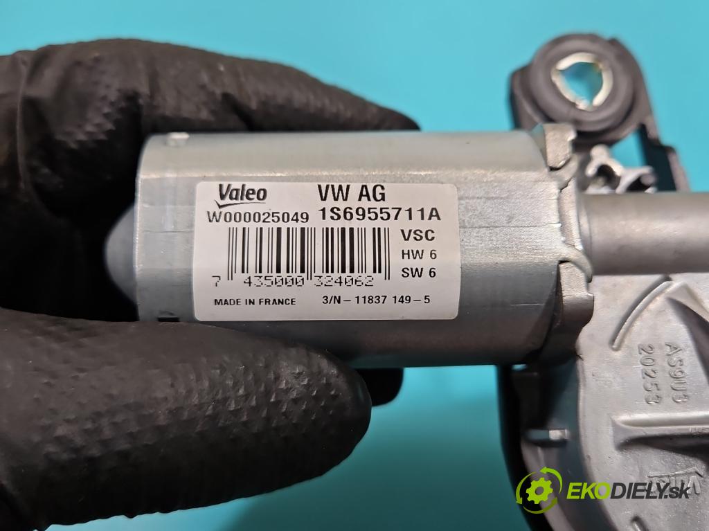 Skoda Citigo 2011-2019 1.0 MPI 75 hp manual 55 kW 999 cm3 3- motor stěrače zadní 1S6955711A