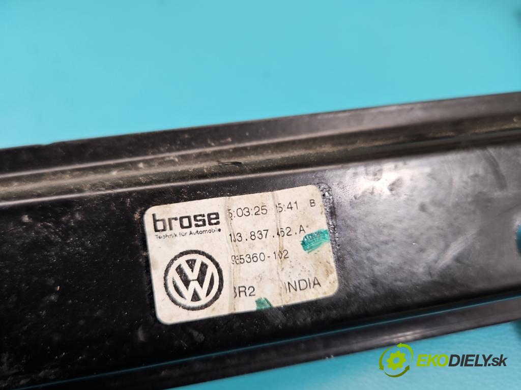 Skoda Citigo 2011-2019 1.0 MPI 75 hp manual 55 kW 999 cm3 3- mechanismus stahování přední pravý 1S0959801