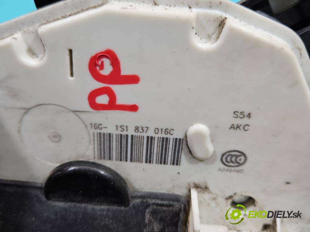Skoda Citigo 2011-2019 1.0 MPI 75 hp manual 55 kW 999 cm3 3- zámek přední pravý 1S1837016C