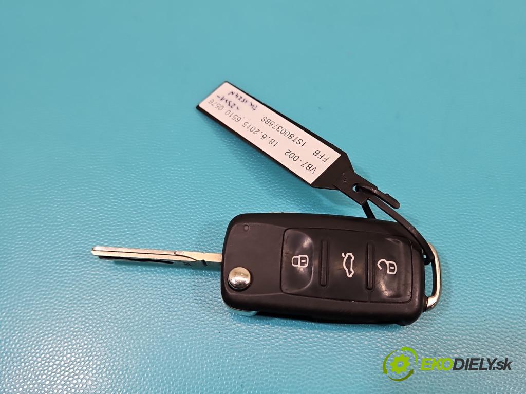 Skoda Citigo 2011-2019 1.0 MPI 75 HP manual 55 kW 999 cm3 3- Spínačka 1K0905851 (Spínacia skrinka)