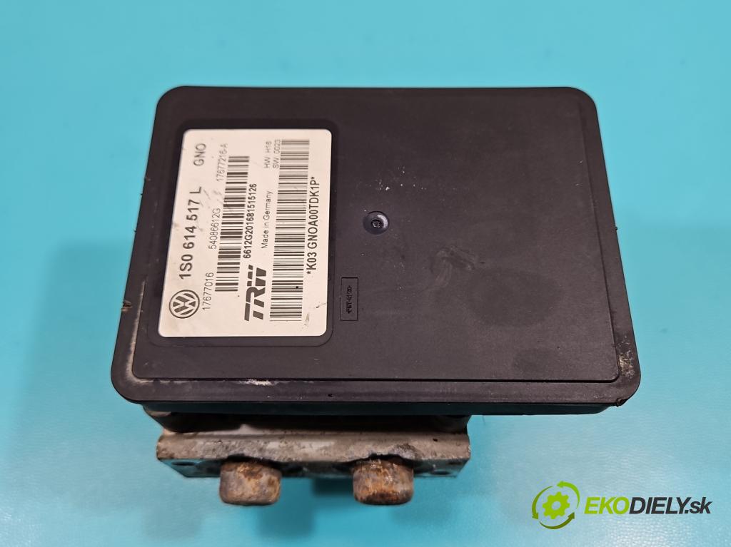 Skoda Citigo 2011-2019 1.0 MPI 75 HP manual 55 kW 999 cm3 3- čerpadlo abs 1S0614517L (Pumpa ABS)