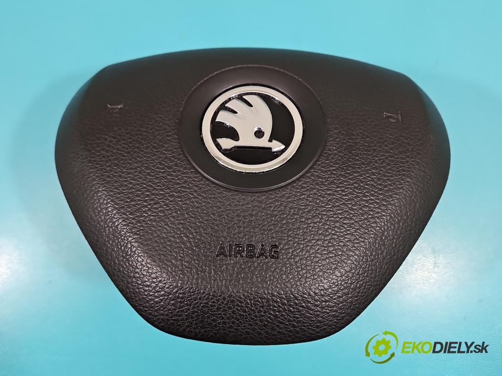 Skoda Citigo 2011-2019 1.0 MPI 75 HP manual 55 kW 999 cm3 3- airbag vzduch: Řidiči: 5E0880201 (Airbag)