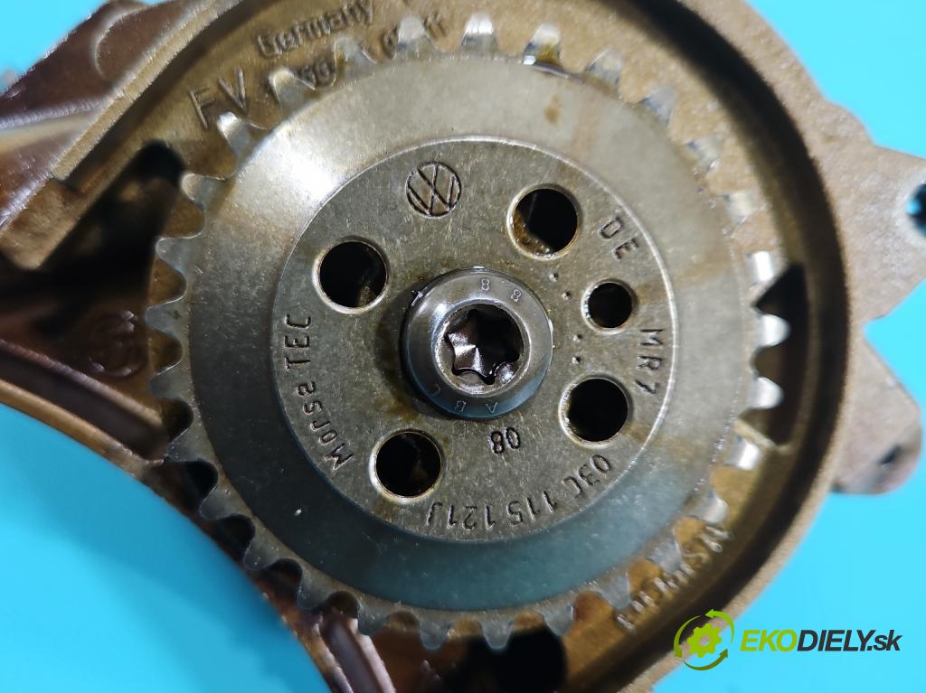 Vw Golf VI 2008-2013 1.4 TSI 122 HP manual 90 kW 1390 cm3 5- čerpadlo oleja:  (Olejová pumpa)