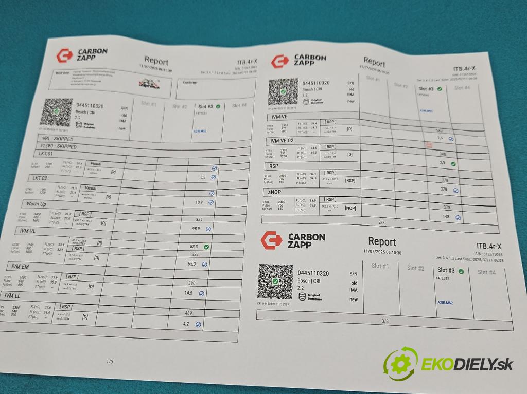 Kia Ceed I 2006-2012 1.6 crdi 116 HP manual 85 kW 1582 cm3 5- vstrek 0445110320 (Vstrekovač paliva)