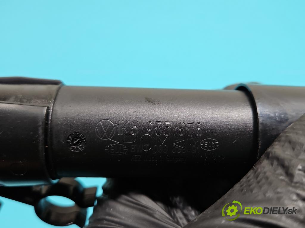 Vw Jetta V 2005-2010 1.9 tdi 105 HP manual 77 kW 1896 cm3 4- ostrekovač reflektor: ľavý 1K5955978 (Motorček ostrekovačov)