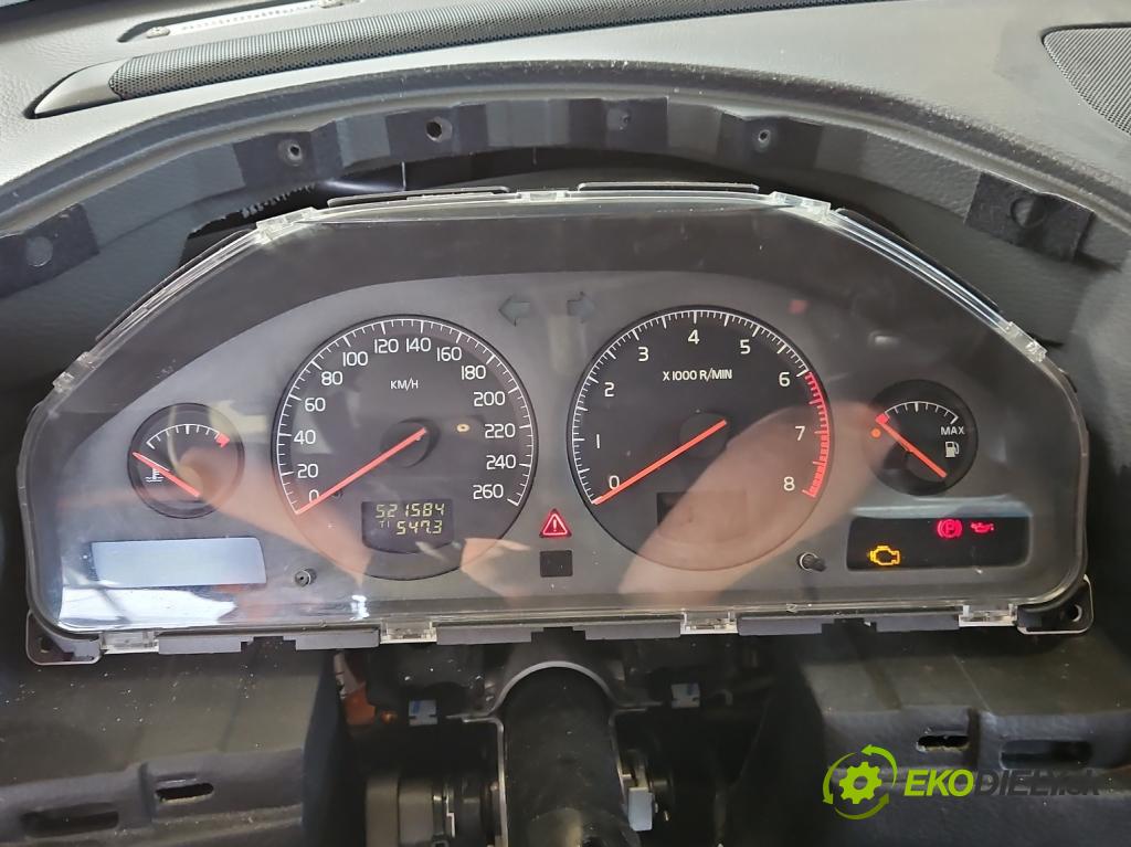 Volvo S60 I 2000-2010 2.4 20V 140 HP manual 103 kW 2435 cm3 4- prístrojovka/ budíky 8637993 (Prístrojová doska)