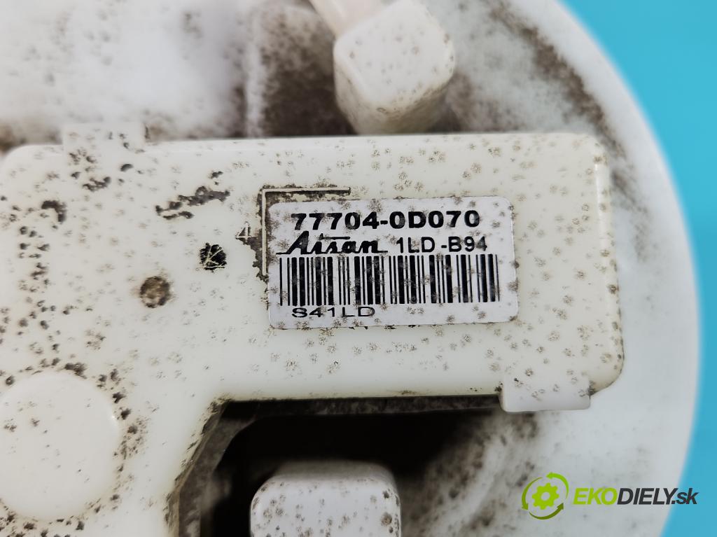 Toyota Yaris III 2011-2020 1.3 vvti 99 hp manual 73 kW 1329 cm3 5- čerpadlo paliva 77704-0D070