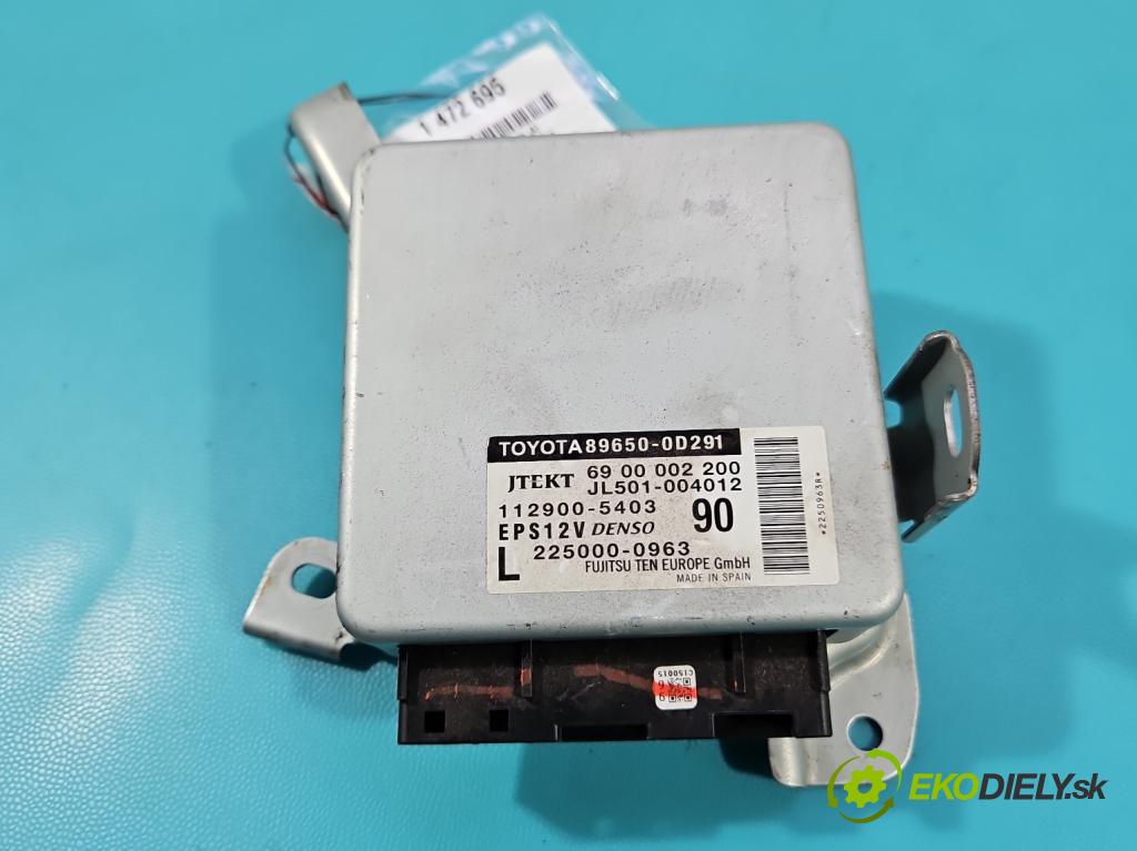 Toyota Yaris III 2011-2020 1.3 vvti 99 HP manual 73 kW 1329 cm3 5- riadiaca jednotka ostatné 89650-0D291