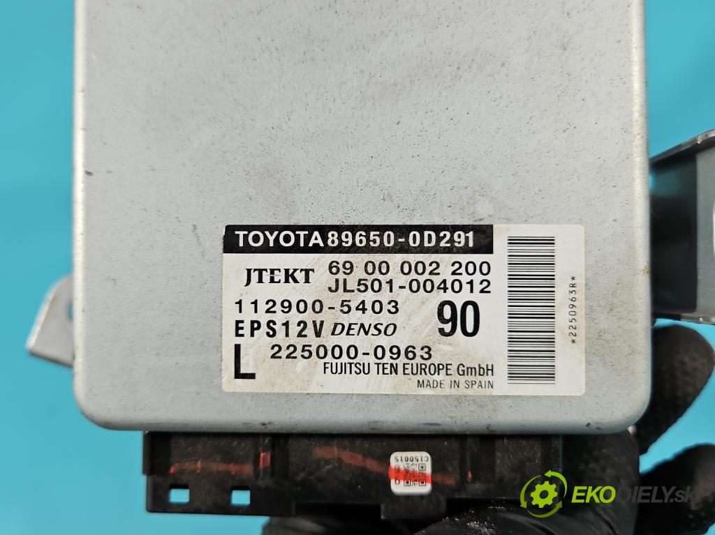 Toyota Yaris III 2011-2020 1.3 vvti 99 HP manual 73 kW 1329 cm3 5- riadiaca jednotka ostatné 89650-0D291