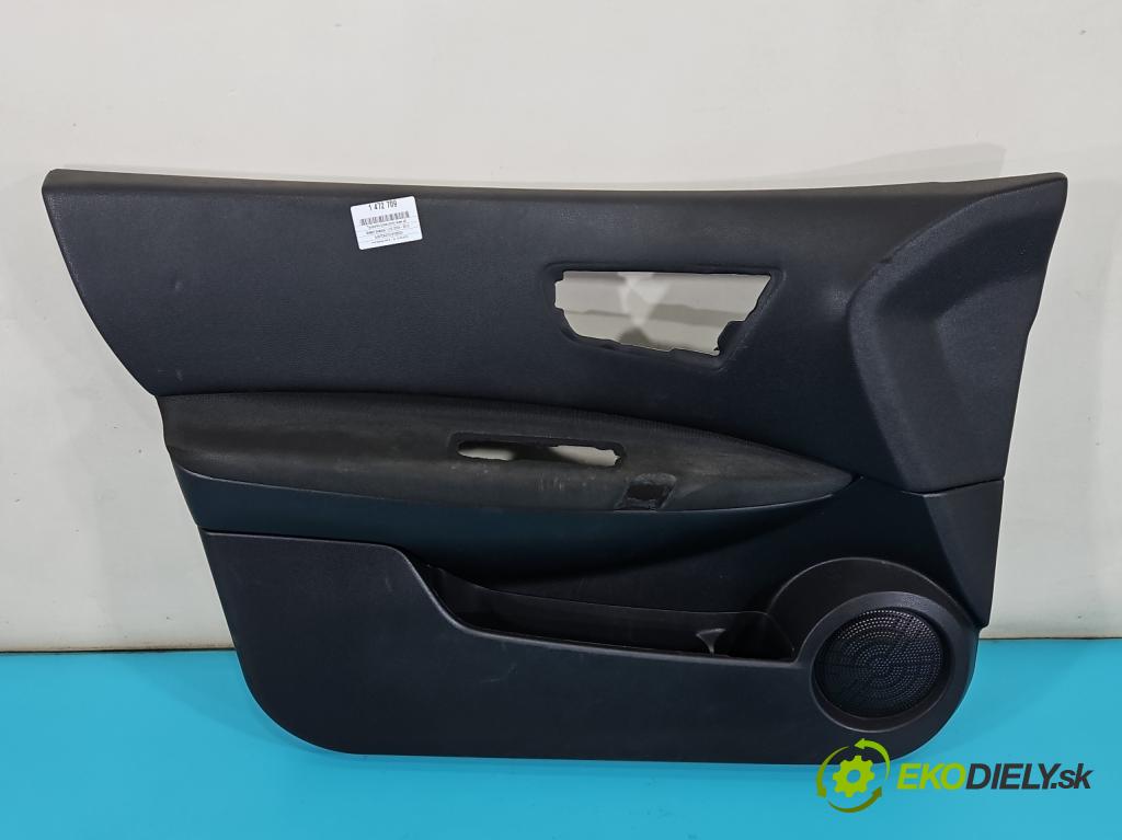 Nissan Qashqai I J10 2006-2013 2.0 dci 150 HP manual 110 kW 1995 cm3 5- Čalounictví: dvere predné ľavé 80911-JD100