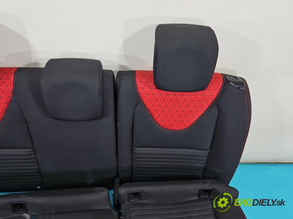 Renault Clio IV 2012-2020 0.9 Tce 90 HP manual 66 kW 898 cm3 5- Pohovka: zadné  (Sedadlo)