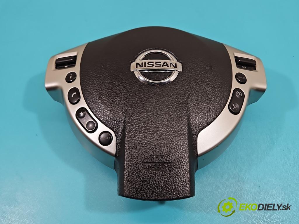 Nissan Qashqai I J10 2006-2013 2.0 dci 150 HP manual 110 kW 1995 cm3 5- airbag vzduch: Řidiči: 98510-BR26D (Airbag)