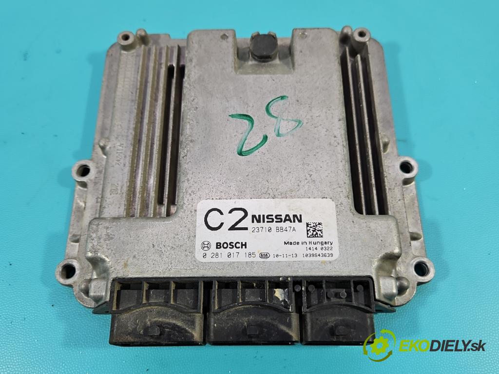 Nissan Qashqai I J10 2006-2013 2.0 dci 150 HP manual 110 kW 1995 cm3 5- riadiaca jednotka motora 23710-BB47A