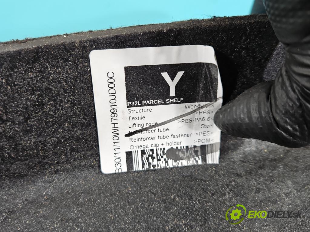 Nissan Qashqai I J10 2006-2013 2.0 dci 150 hp manual 110 kW 1995 cm3 5- pláto zadní  (Plata kufrů)
