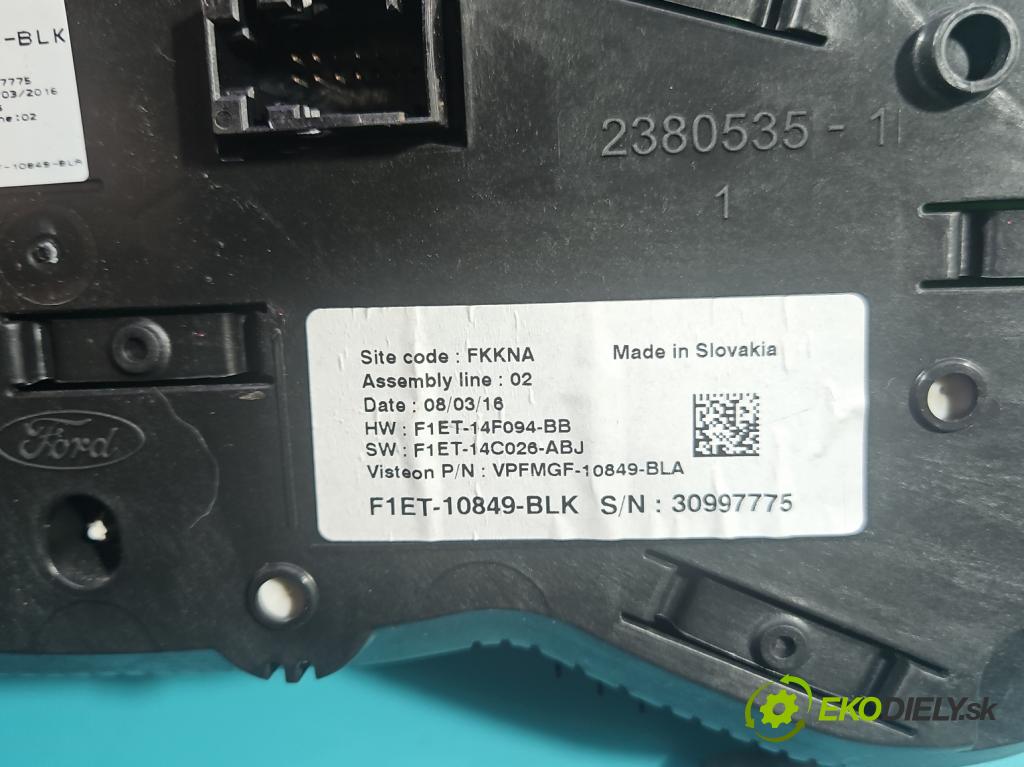 Ford Focus Mk3 2010-2018 1.5 tdci 120 HP manual 88 kW 1499 cm3 5- riadiaca jednotka motora 0281033084