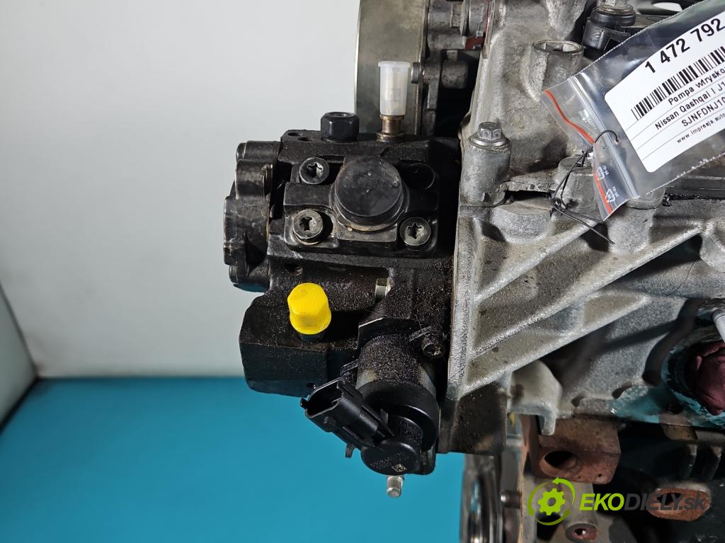 Nissan Qashqai I J10 2006-2013 2.0 dci 150 HP manual 110 kW 1995 cm3 5- čerpadlo vstrekovacia 0445010223 (Vstrekovacie čerpadlo)