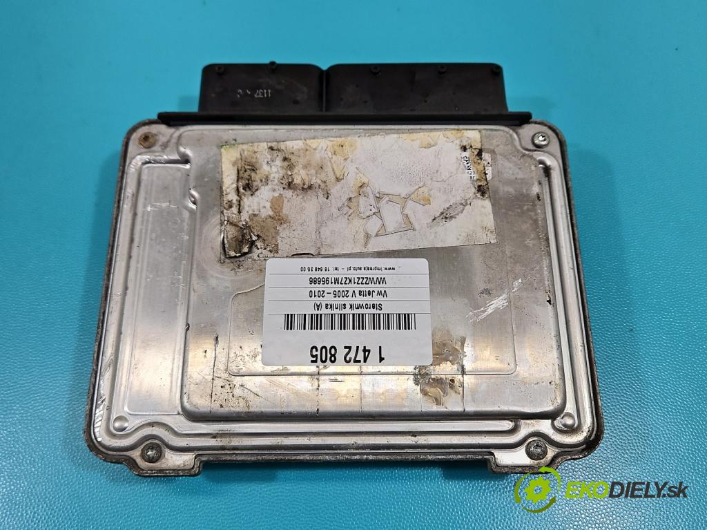 Vw Jetta V 2005-2010 1.9 tdi 105 HP manual 77 kW 1896 cm3 4- riadiaca jednotka motora 0281013226