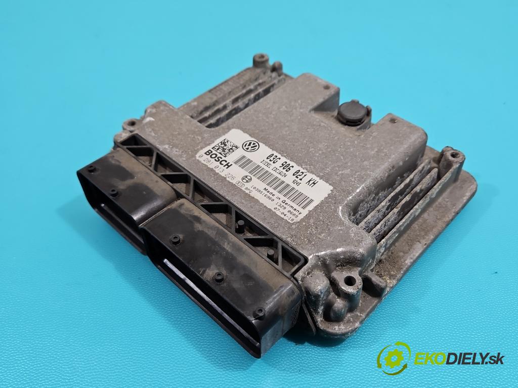 Vw Jetta V 2005-2010 1.9 tdi 105 HP manual 77 kW 1896 cm3 4- riadiaca jednotka motora 0281013226