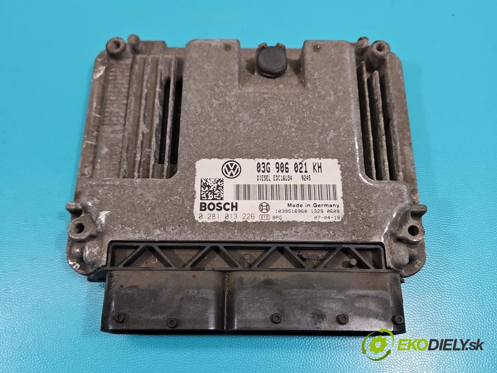 Vw Jetta V 2005-2010 1.9 tdi 105 HP manual 77 kW 1896 cm3 4- riadiaca jednotka motora 0281013226