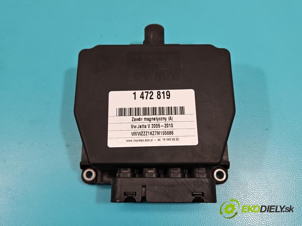 Vw Jetta V 2005-2010 1.9 tdi 105 HP manual 77 kW 1896 cm3 4- ventil magnetické: 6Q0906625 (Ventil ostatné)