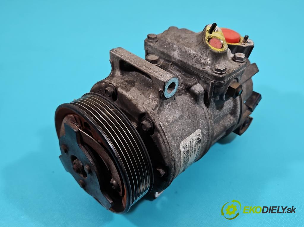 Vw Jetta V 2005-2010 1.9 tdi 105 HP manual 77 kW 1896 cm3 4- Kompresor: klimatizácie 1K0820859F (Kompresor klimatizácie)