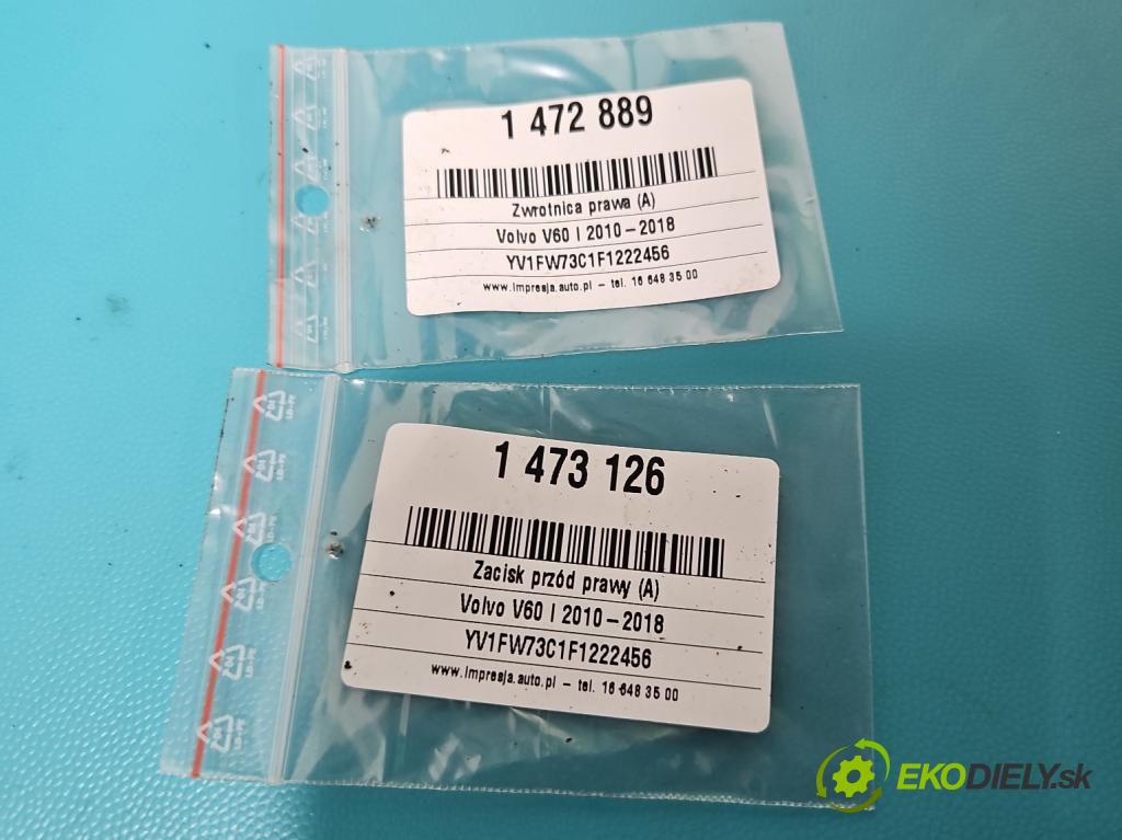 Volvo V60 I 2010-2018 2.0 D4 181KM manual 133 kW 1969 cm3 5- náboj pravé (Náboj kolesa)