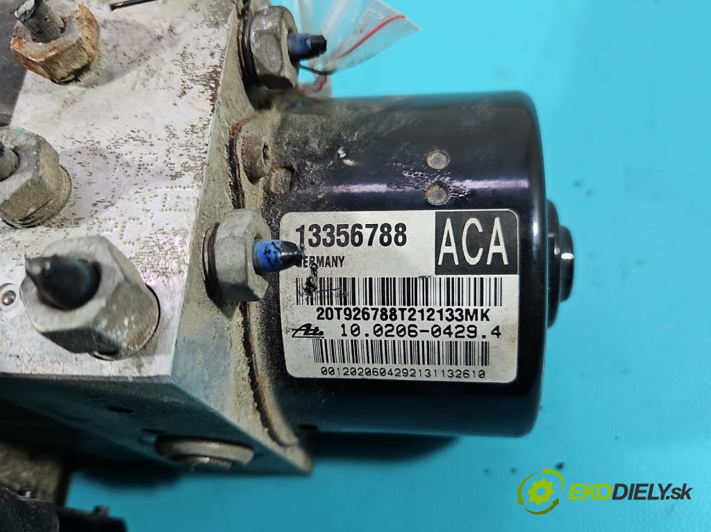 Chevrolet Cruze 1.6 16V 124hp manual 91 kW 1598 cm3 4- čerpadlo abs 13356788 (Pumpa ABS)