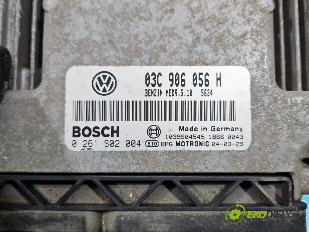 Vw Golf V 2003-2009 1.4 FSI 90 HP manual 66 kW 1390 cm3 5- riadiaca jednotka motora 03C906056H