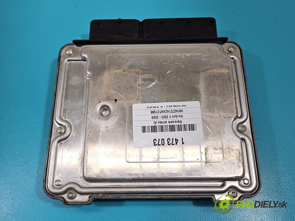 Vw Golf V 2003-2009 1.4 FSI 90 HP manual 66 kW 1390 cm3 5- riadiaca jednotka motora 03C906056H