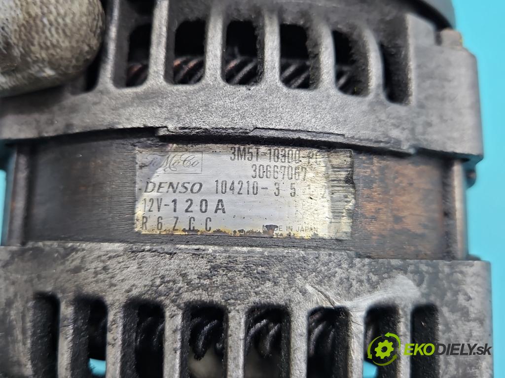 Ford C-Max I 2003-2010 1.6 tdci 109 HP manual 80 kW 1560 cm3 5- Alternator 3M5T-10300-PC (Alternátor)