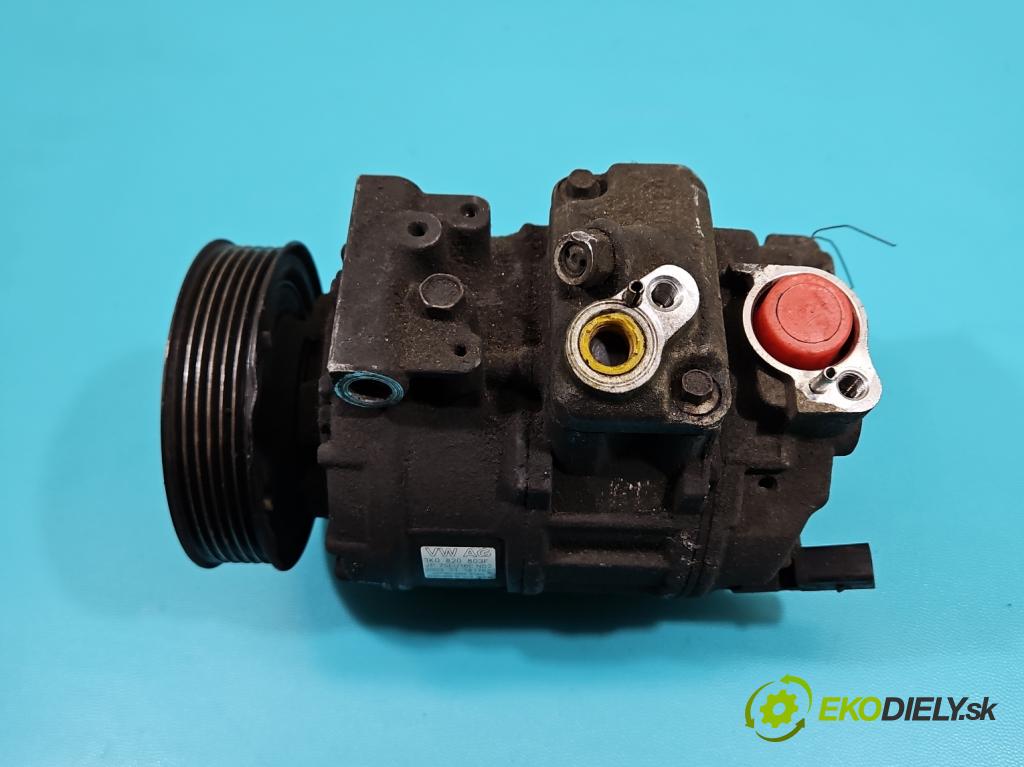 Vw Golf V 2003-2009 1.4 FSI 90 HP manual 66 kW 1390 cm3 5- Kompresor: klimatizácie 1K0820803F (Kompresor klimatizácie)