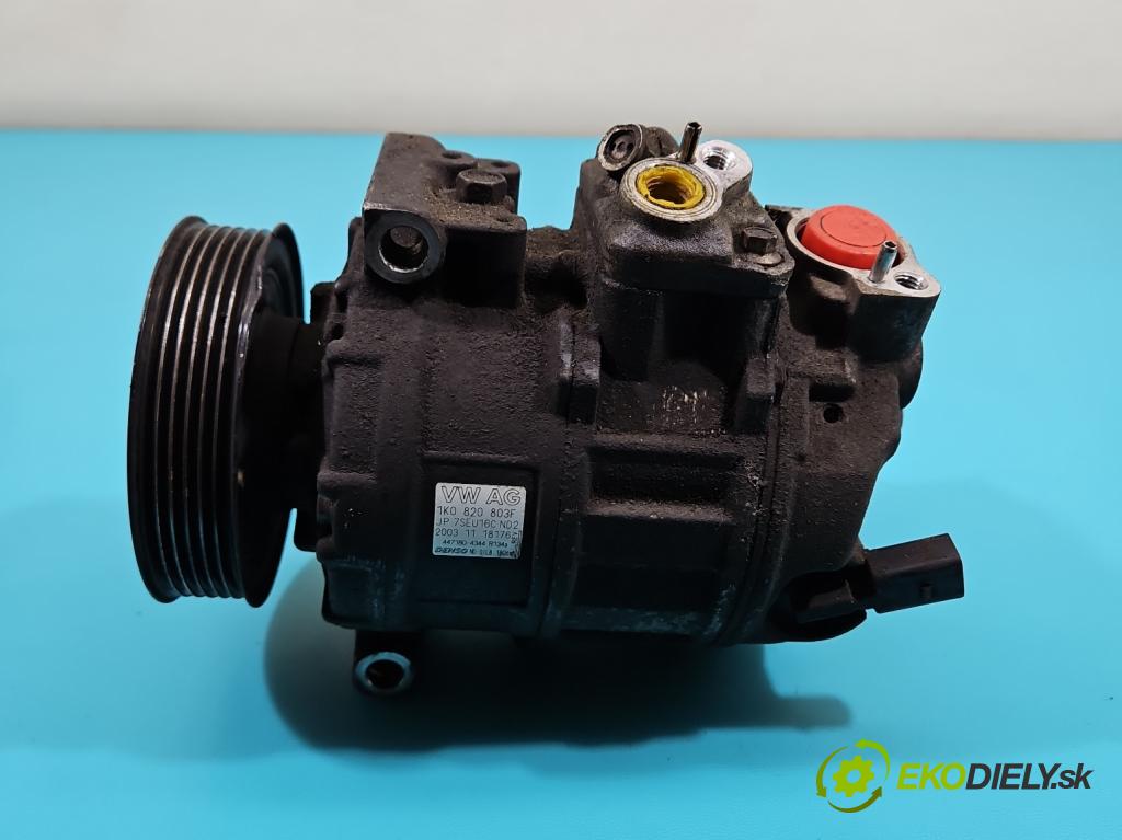 Vw Golf V 2003-2009 1.4 FSI 90 HP manual 66 kW 1390 cm3 5- Kompresor: klimatizácie 1K0820803F (Kompresor klimatizácie)