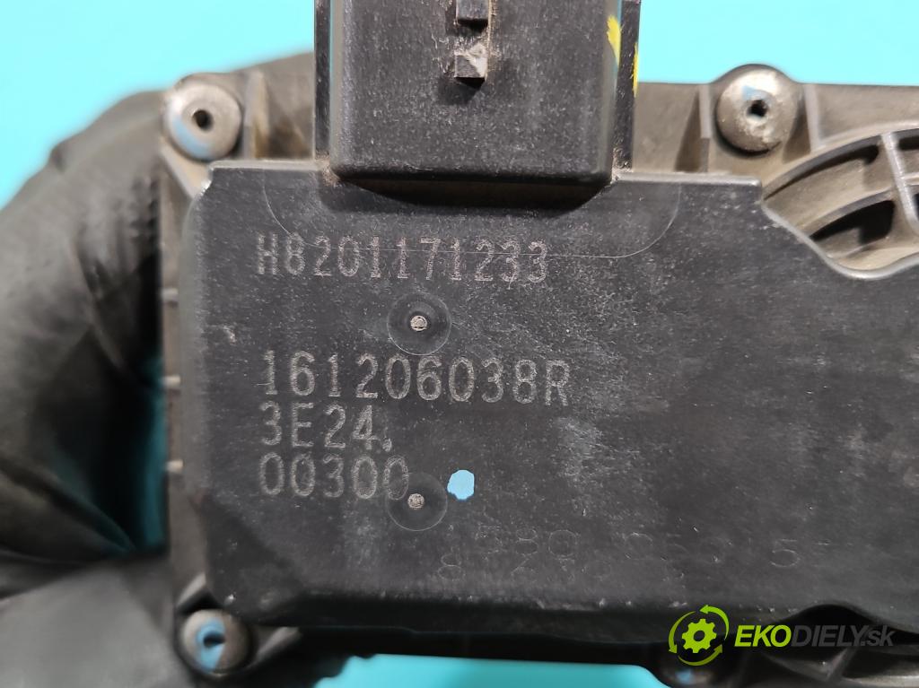 Renault Clio IV 2012-2020 0.9 Tce 90 HP manual 66 kW 898 cm3 5- klapka 161206038R (Škrtiaca klapka)