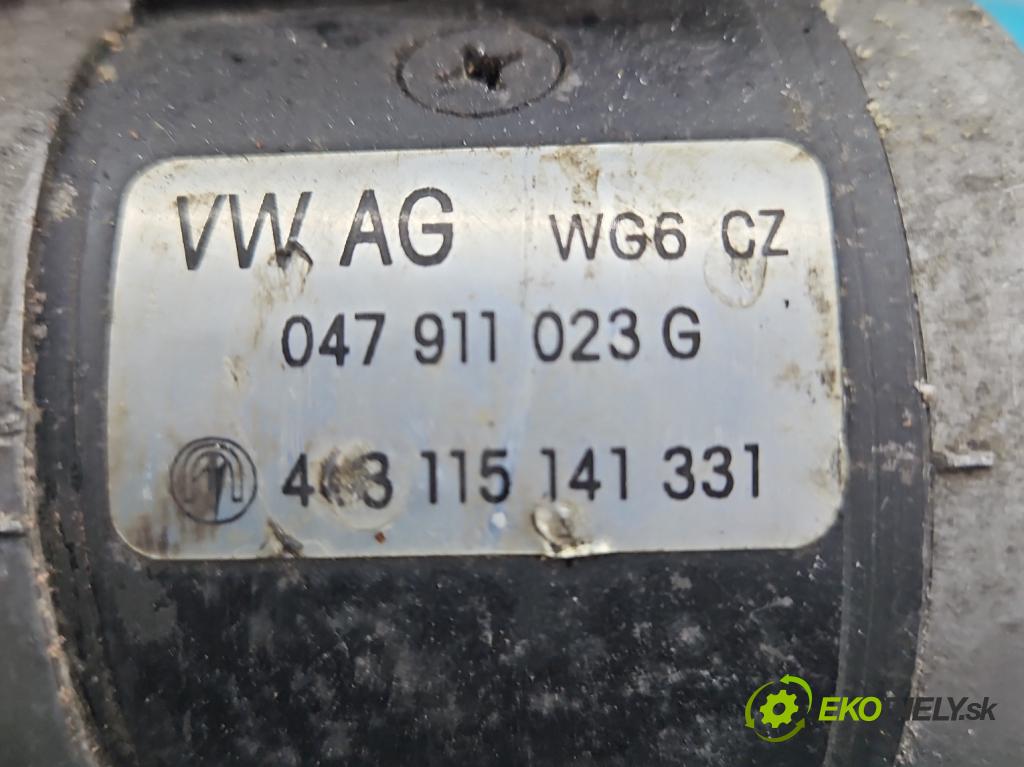 Skoda Fabia I 1999-2007 1.4 mpi 60 HP manual 44 kW 1397 cm3 5- štartér 047911023G (Štartér)