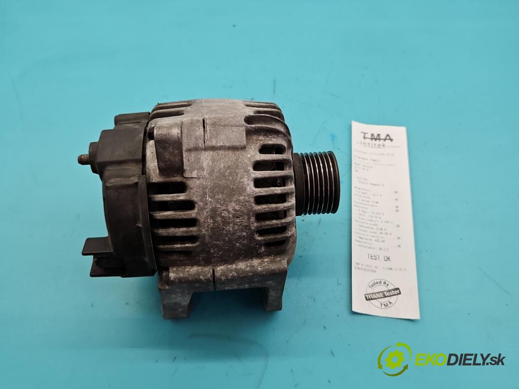 Renault Megane II 2003-2008 1.9d 120 HP manual 88 kW 1870 cm3 5- Alternator 8200086161 (Alternátor)