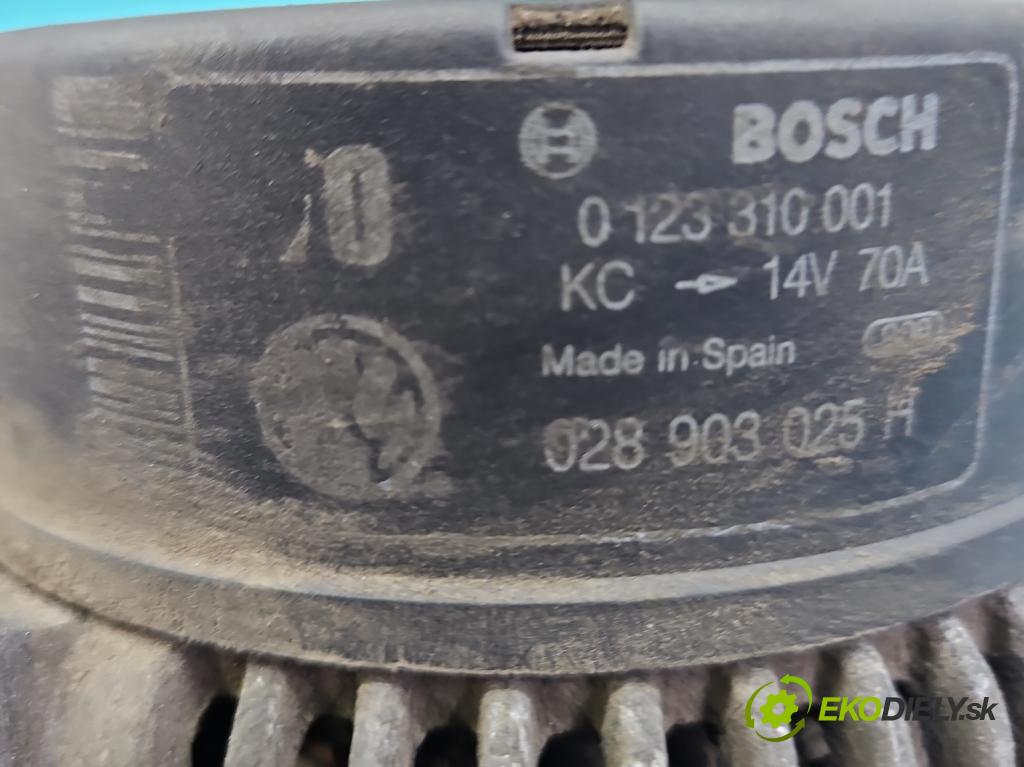 Vw Vento 1.9 tdi 90 HP manual 66 kW 1896 cm3 4- Alternator 028903025H (Alternátor)