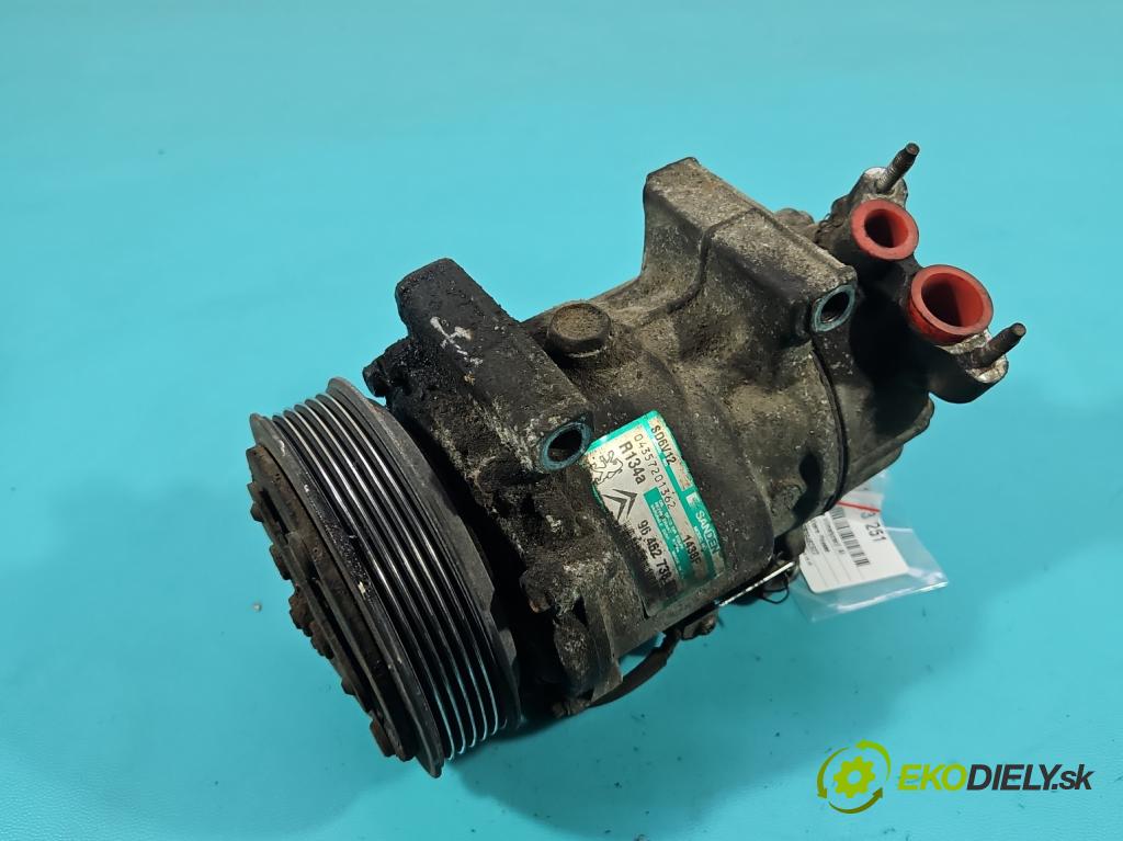 Citroen Xsara Picasso 1,8.0 16V 116 HP manual 85 kW 1749 cm3 5- Kompresor: klimatizácie 9646273880 (Kompresor klimatizácie)