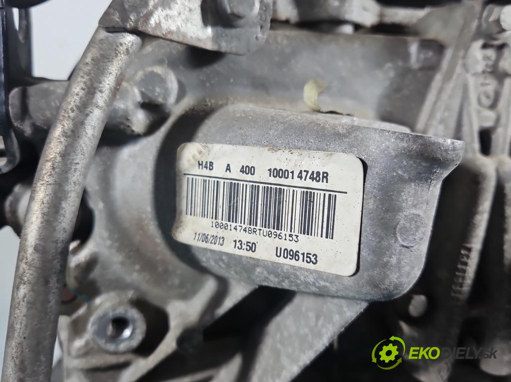 Renault Clio IV 2012-2020 0.9 Tce 90 HP manual 66 kW 898 cm3 5- motor benzín: H4BA 400