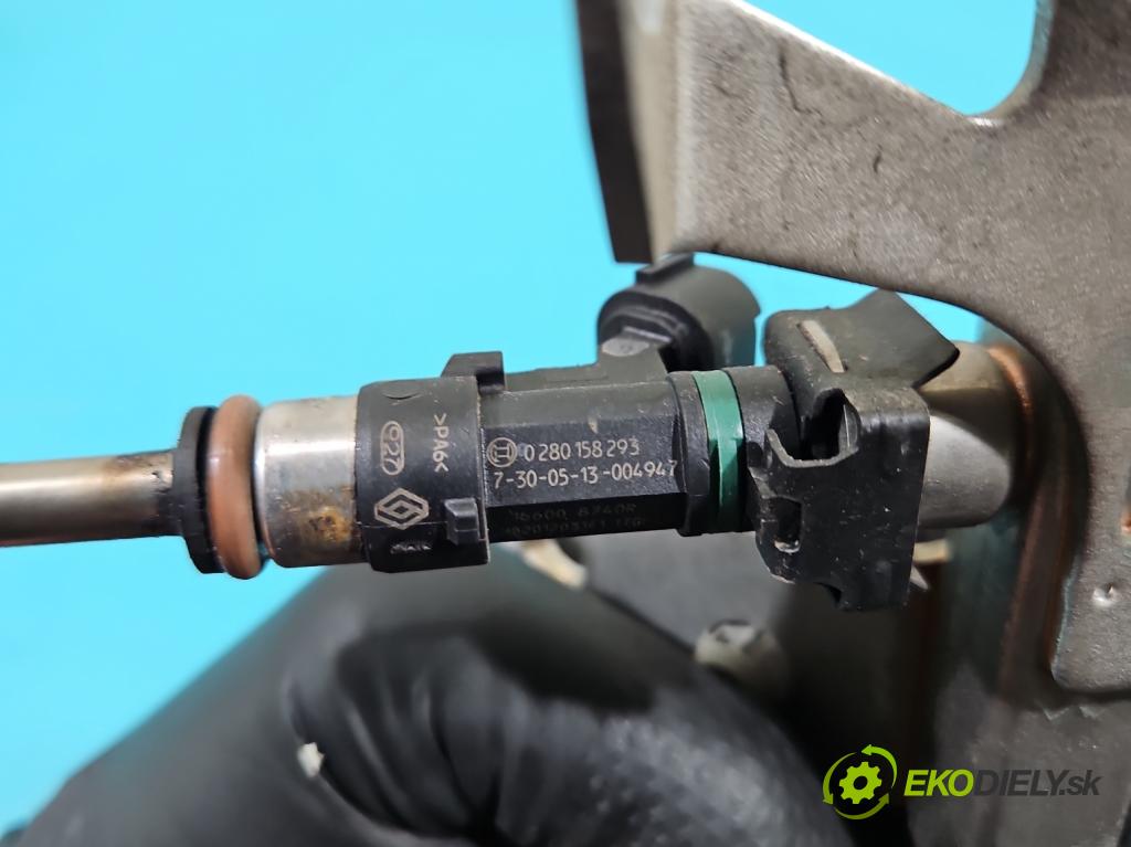 Renault Clio IV 2012-2020 0.9 Tce 90 HP manual 66 kW 898 cm3 5- vstrek 0280158293 (Vstrekovač paliva)
