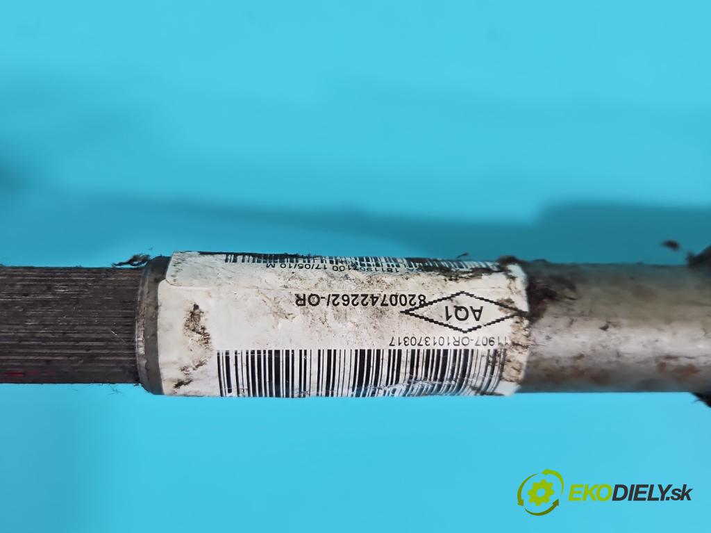 Dacia Logan I 2005-2014 1.5 dci 86 HP manual 63 kW 1461 cm3 5- Stĺpik volant 8200742262 (Tyč riadenia (volantu))