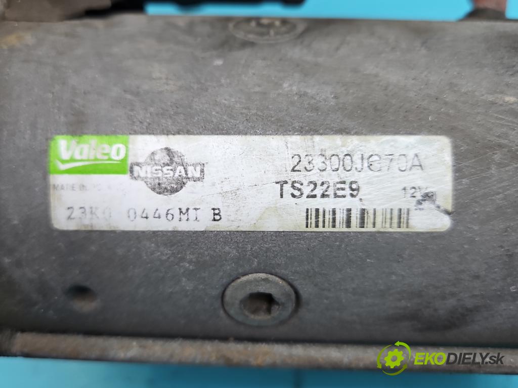 Nissan Qashqai I J10 2006-2013 2.0 dci 150 HP manual 110 kW 1995 cm3 5- štartér 23300-JG70A (Štartér)