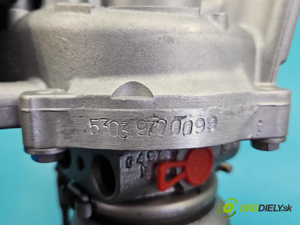 Vw Tiguan I 2007-2016 1.4 TSI 150 hp manual 110 kW 1390 cm3 5- Turbodmychadlo repasováno 53039700099
