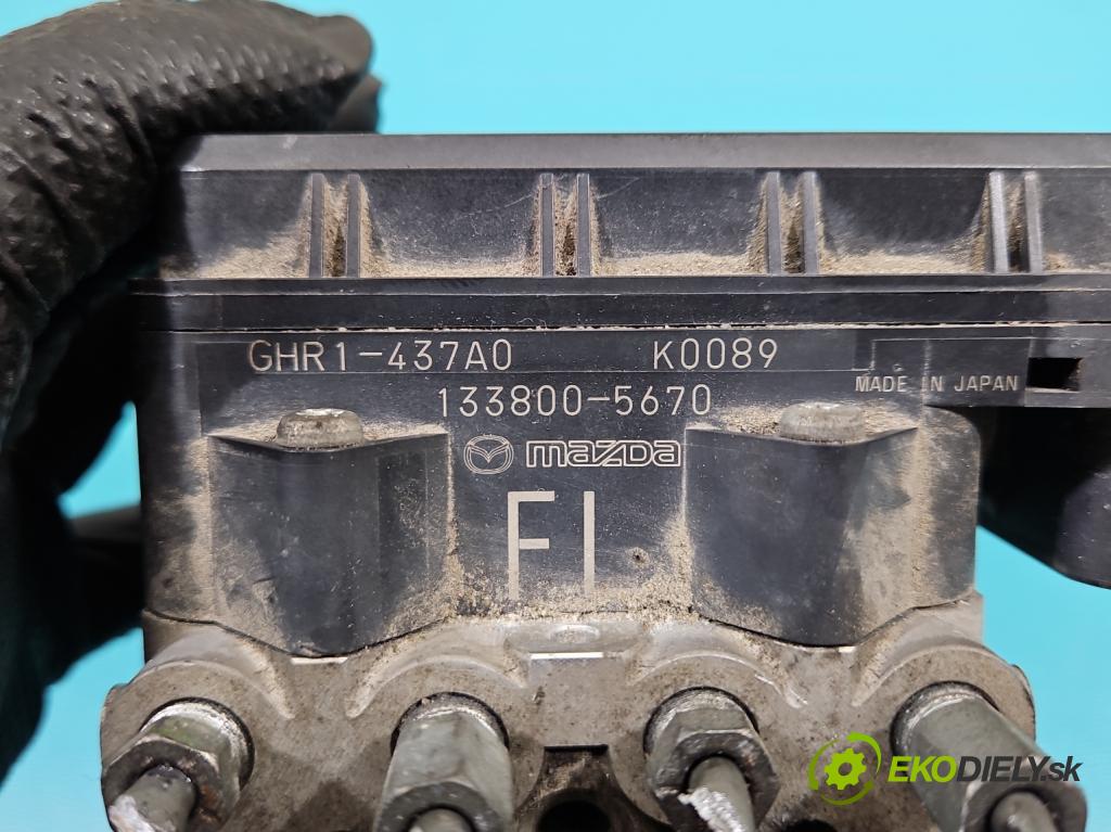 Mazda 6 III GJ 2012-2024 2.2d 150 HP manual 110 kW 2190 cm3 4- čerpadlo abs 133800-5670 (Pumpa ABS)