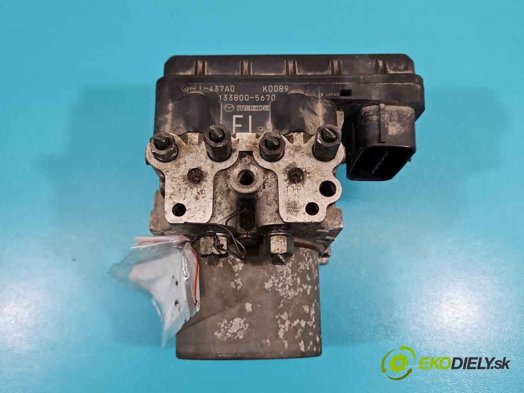 Mazda 6 III GJ 2012-2024 2.2d 150 HP manual 110 kW 2190 cm3 4- čerpadlo abs 133800-5670 (Pumpa ABS)