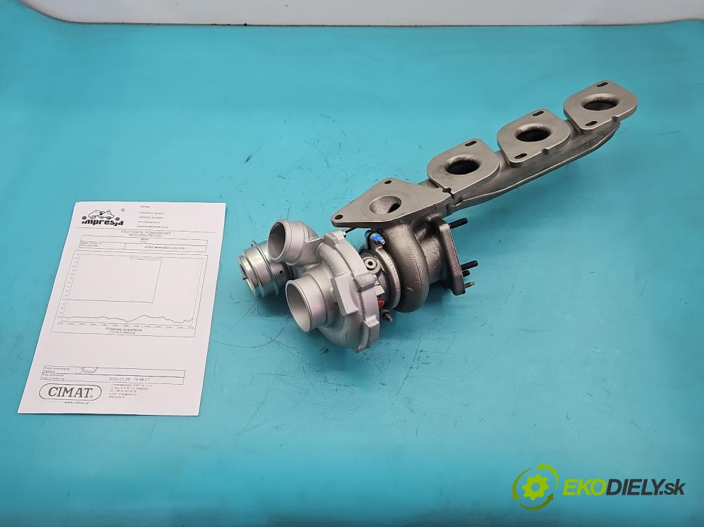 Mercedes CLS II C218 2010-2018 4.7 V8 (278922) 408KM automatic 300 kW 4663 cm3 4- turbodúchadlo, turbo repasovaná 784037-6