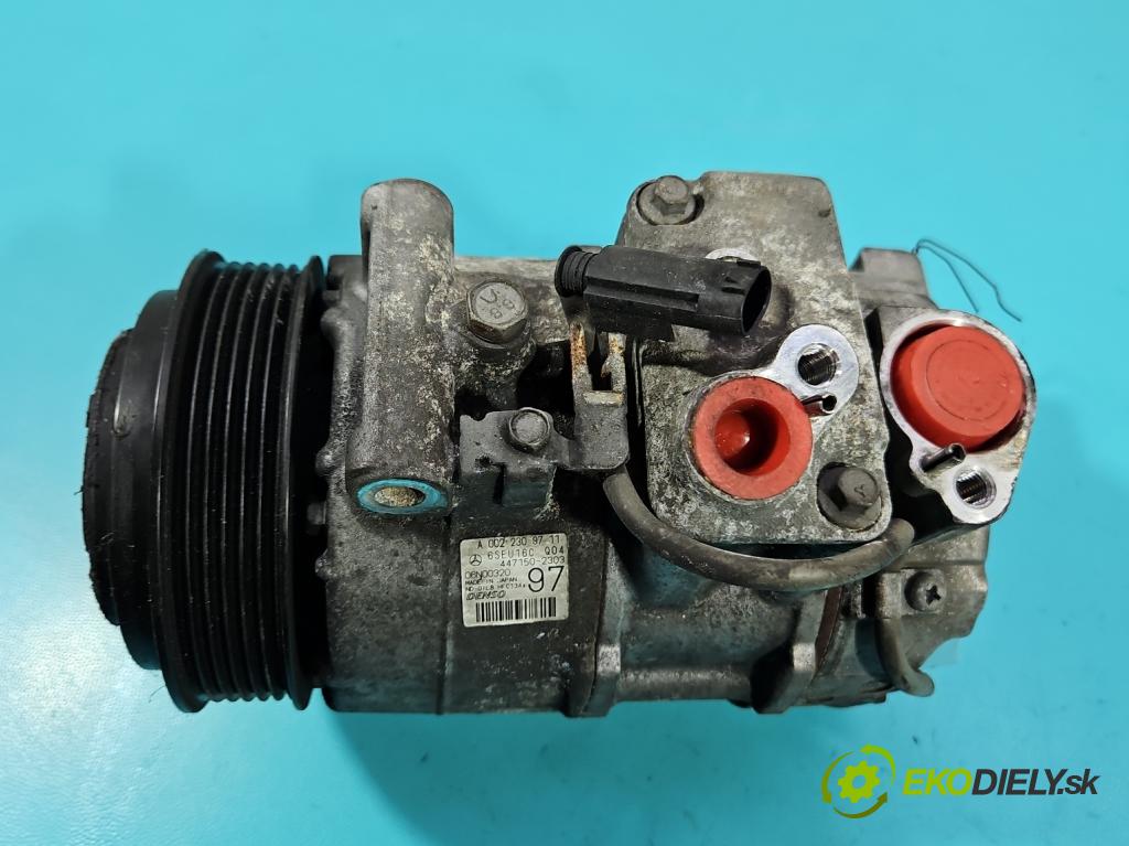 Mercedes CLS II C218 2010-2018 4.7 V8 (278922) 408KM automatic 300 kW 4663 cm3 4- Kompresor: klimatizácie A0022309711 (Kompresor klimatizácie)