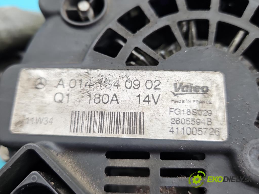 Mercedes CLS II C218 2010-2018 4.7 V8 (278922) 408KM automatic 300 kW 4663 cm3 4- Alternator A0141540902 (Alternátor)
